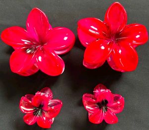 Cute Flower Hair Clips Set