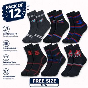 Pack of 12 Men's Sport Socks