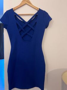 Vibrant Blue Bodycon Dress