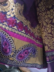 Embroidered Silk Saree