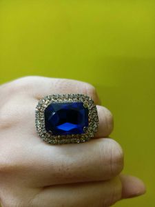 Blue Gem Ring