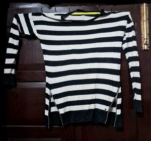 Women's Striped Sweater Top