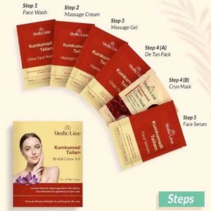 Vedic Line Kumkumadi Tailam Bridal Glow Kit