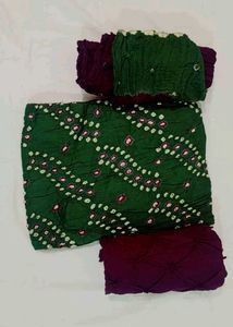 original bandhani cutton suit matiriyal 👗