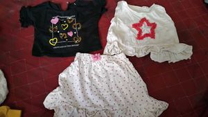 kids Girls' Outfit Set: T-shirts & Skirt