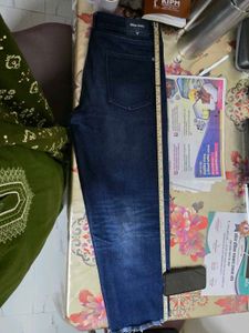 METRONAUT Dark Wash Cropped Jeans