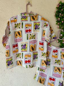 Fruit Print Co-ord Set