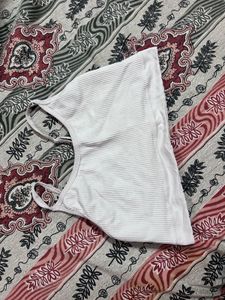 Ribbed Cropped Tank Top