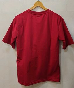 Amiri Red Embroidered Logo T-Shirt