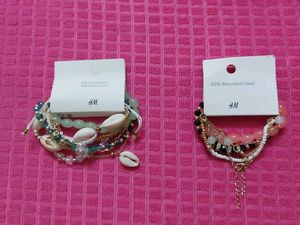 Set of 2 H&M Bracelets sets . Total 12