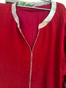 Elegant maroon Kurta Set