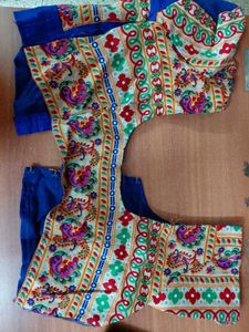 Orange Saree with Embellished Border