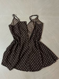 Polka Dot Mini Dress