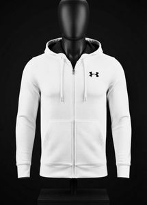 Under Armour White Zip Hoodie