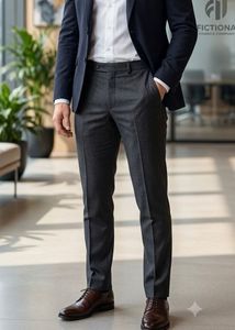 Classic Charcoal Grey Trousers
