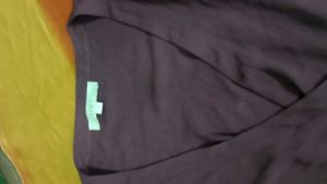 Elegant Purple Wrap Top
