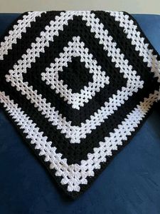 Granny Square Crochet Blanket