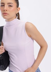 Sleeveless Turtleneck Top