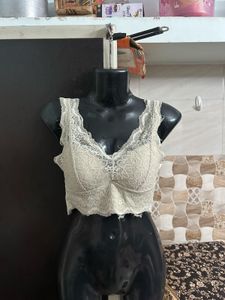 Lace Bralette Crop Top