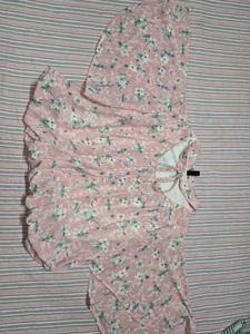 Floral Print Crop Top