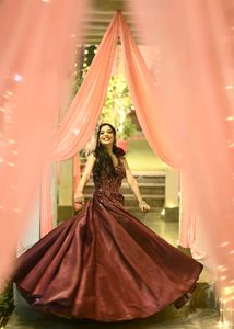 Heavy Reception Ball Gown