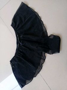 Lace Trim Mesh Briefs
