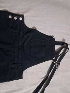 women stylish denim dungarees 🖤