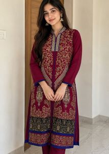 Elegant Embroidered Kurta Set