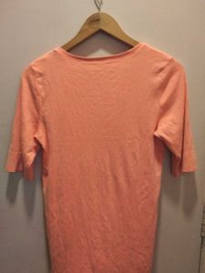 Coral Henley Top