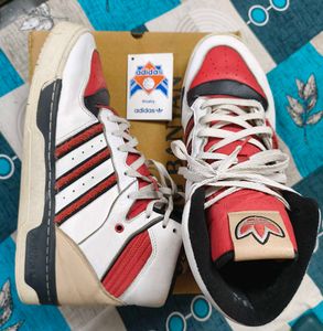 Adidas Rivalry Sneakers - Black, Red &amp; White