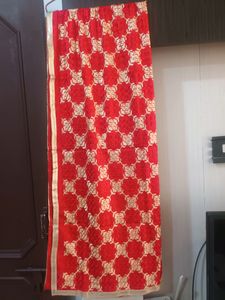 Red Phulkari Dupatta