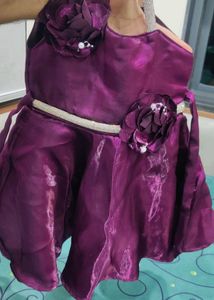 Purple Party Dress for Girls
