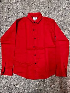 (Combo)Men's Red &amp; Black Shirts (Pack of 2)