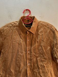 Men's Short Sleeve Linen Shirt