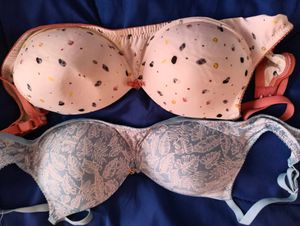 Cute Printed Lightly padded Bras (Set of 2)
