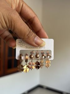 Clover Stud &amp; Earring Set | 3 pairs