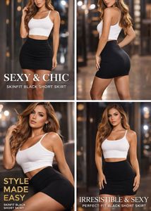 Sexy & Chic Black Mini Skirt
