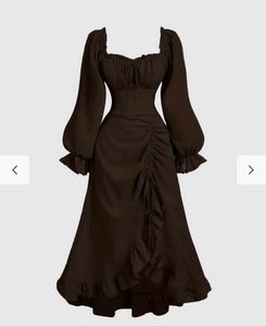 brown dress