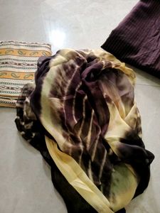 Stylish Striped Kurta Set with Dupatta