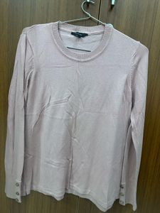 Tan Jay Knit Sweater - Pink