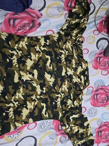 Stylish Camouflage Button-Up Shirt