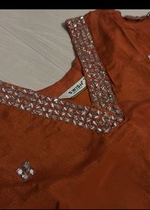 divider Kurta Set with Dupatta