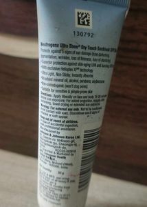 Neutrogena Ultra Sheer Sunblock SPF 50+