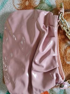 Pink Chain mini Handle Bag