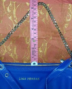 Lino Perros Chain Details Textured Structured Bag