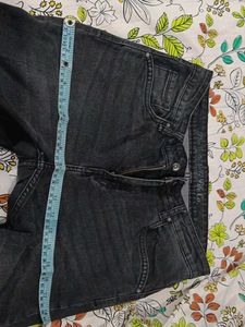 Distressed Grey Denim Jeans