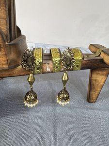 new peacock drop earrings