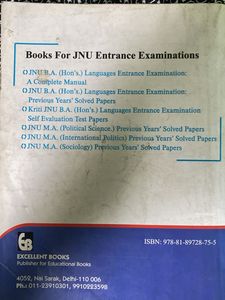 JNU Entrance Exam M.A. Politics Solved Papers