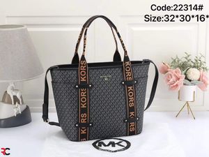 Pink MK Monogram Tote Bag
