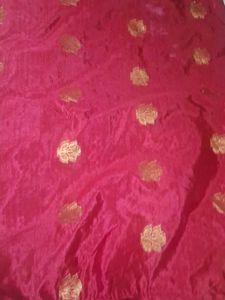 Vibrant Pink Silk dupatta